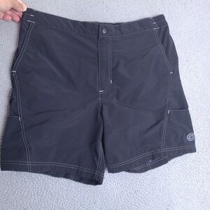 Adidas‎ Shorts Mens Large Cargo Pocket Chino Stretch Comfort Performance Black